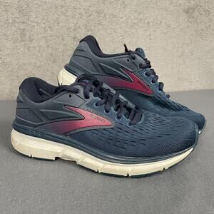 Brooks Shoes Womens Size 6 Blue Dyad 11 Running Sneakers Cushion Neutral